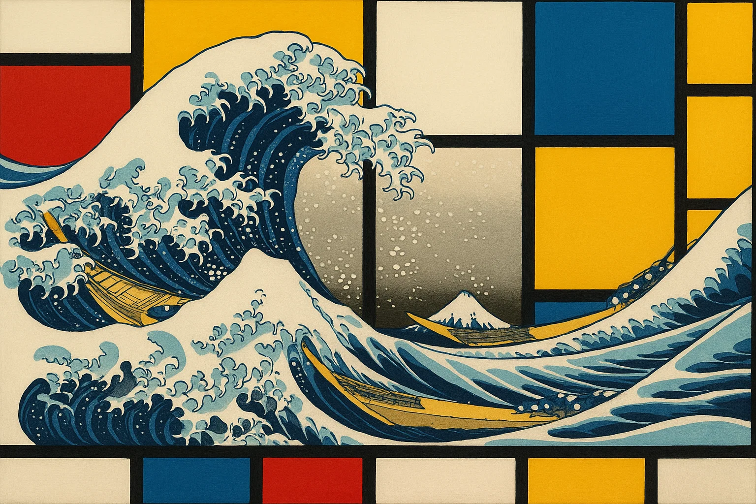 Accueil Paysage de science-fiction avec des structures flottantes, généré par IA