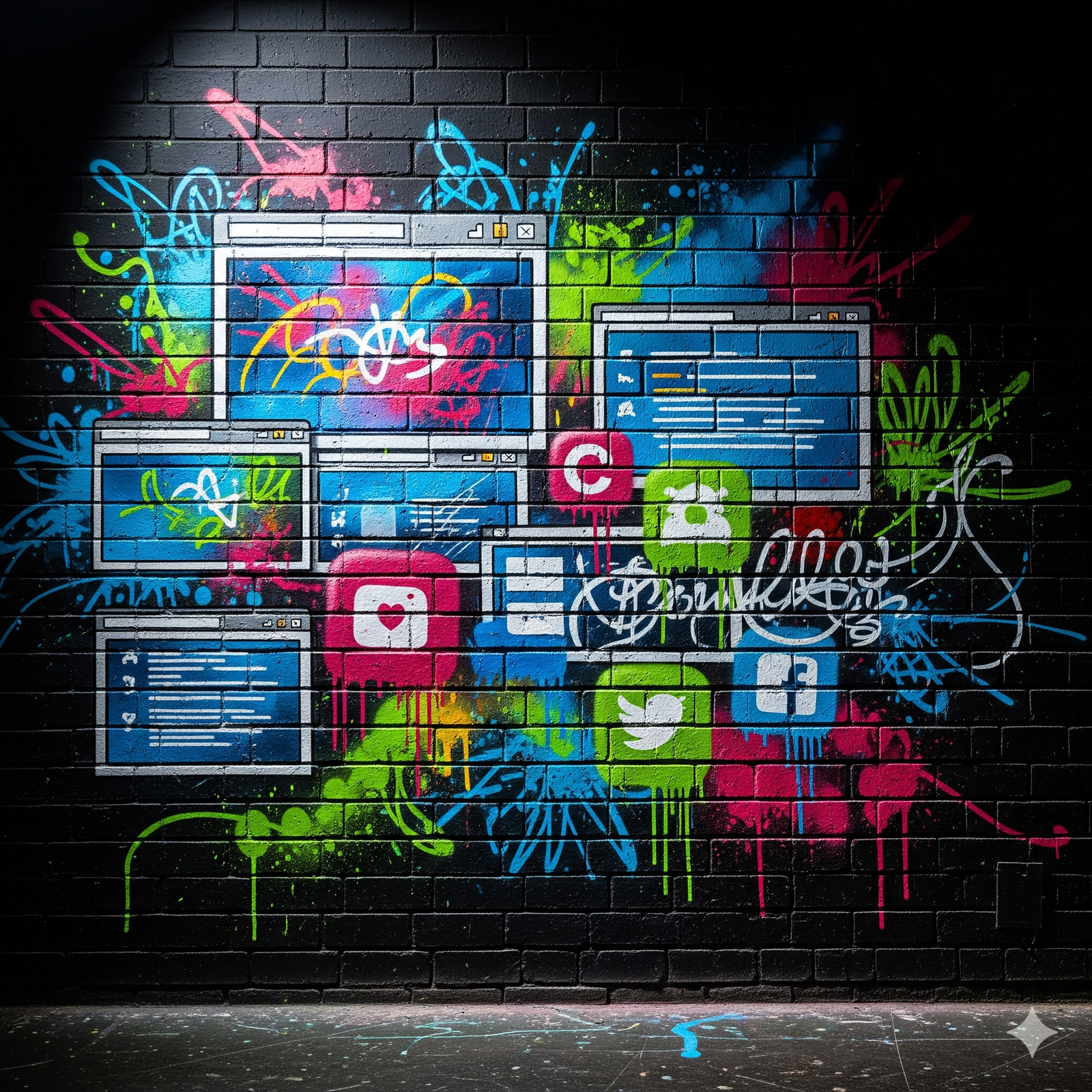 Accueil Explosion cosmique colorée, nébuleuse générée par IA